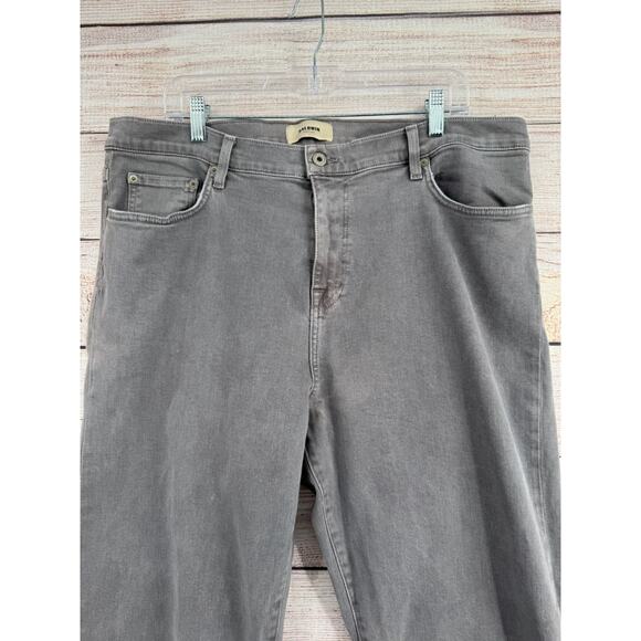 Baldwin Kansas City Brennan Modern Straight Jeans Men's 38 Gray Stretch - Picture 3 of 12